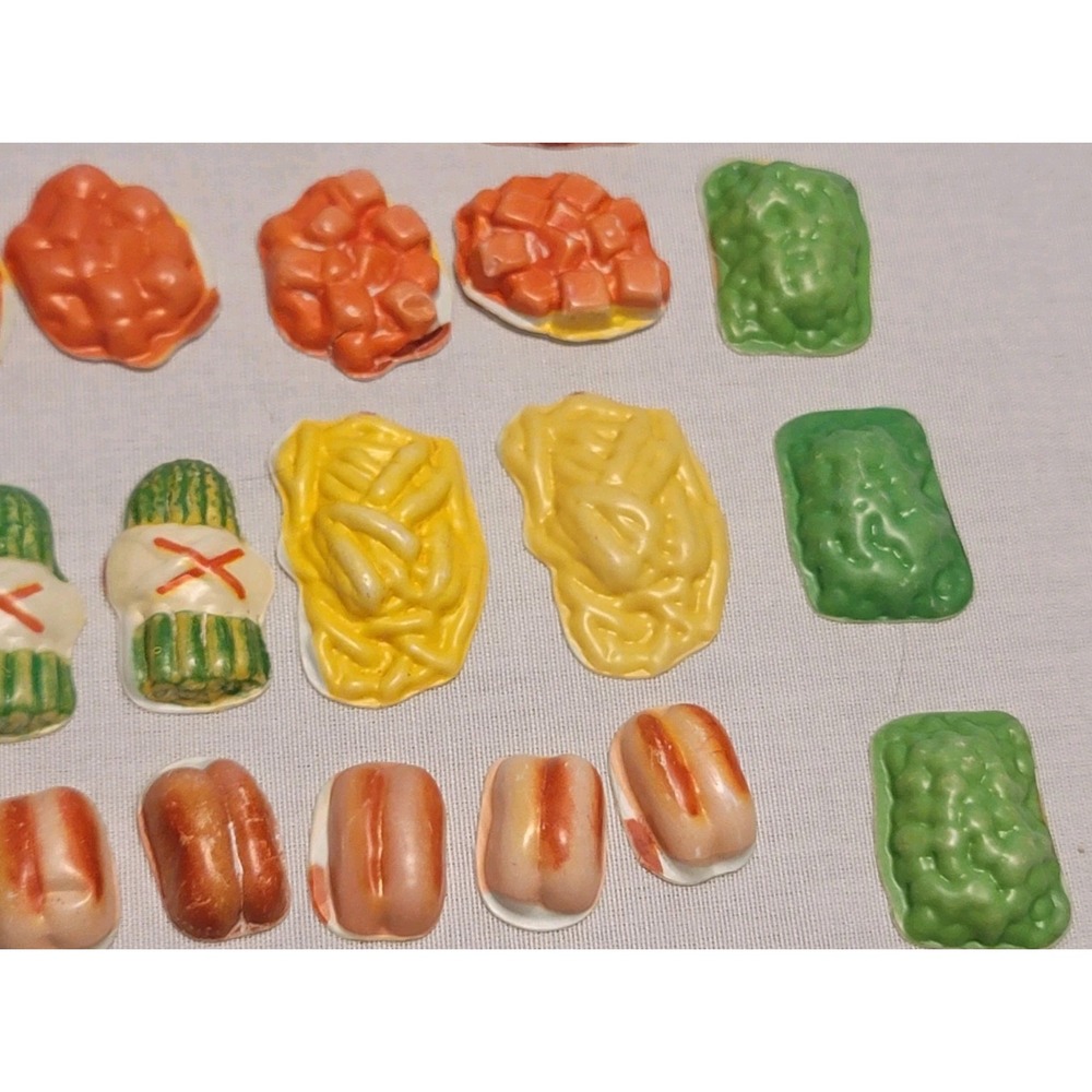 Vintage Celluloid Miniature Play Food Lot Toy Kitchen Cake Eclair 1940s 1950s - Picture 4 of 10